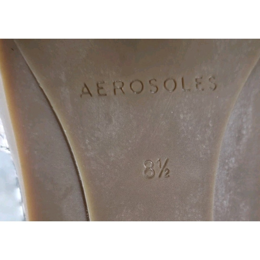 Aerosoles Shoes Loafers Slip On Flats Womens 8.5 Snakeskin Print Leather - Picture 8 of 10